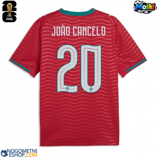 Moški Nogometni dresi Portugalska Joao Cancelo #20 Domači SP 2026 Kratek Rokav